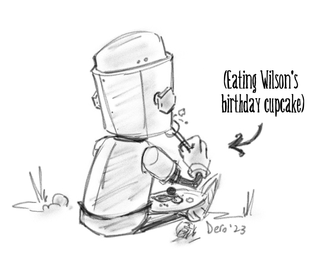 inhumanrobot's tweet photo. Happy Birthday Wilson #DontStarve #DontStarveTogether https://t.co/FVfmRVXQ85