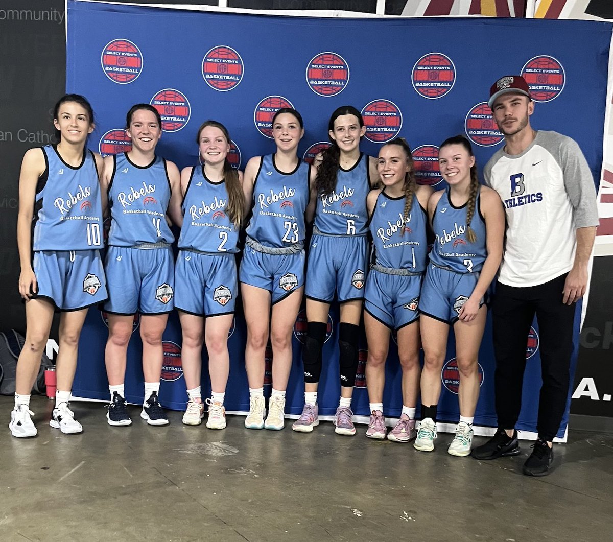 Yess sir!! Thank you ⁦<a href="/SelectEventsBB/">Select Events Basketball</a>⁩ for a great weekend of basketball.
Congrats to our ⁦<a href="/RebelsAcademy25/">RebelsBasketballAcademy2025</a>⁩ team.
Undefeated 4-0 this weekend.🔥🔥👏👏
⁦<a href="/SOLsports/">SOLsports</a>⁩ 
⁦<a href="/hooplove215/">CityofBasketballLove</a>⁩ 
⁦<a href="/ADRobinson3/">Andrew Robinson</a>⁩