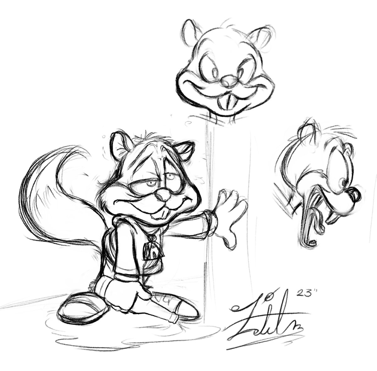 Conker Sketches. #ConkersBadFurday #Conker #RareWare