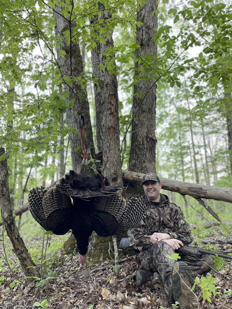 _Mullins_'s tweet photo. Turkey season 2023 was a good one. I was blessed with two gorgeous birds. @xcitercalls @Realtree https://t.co/aVkqwApEGe