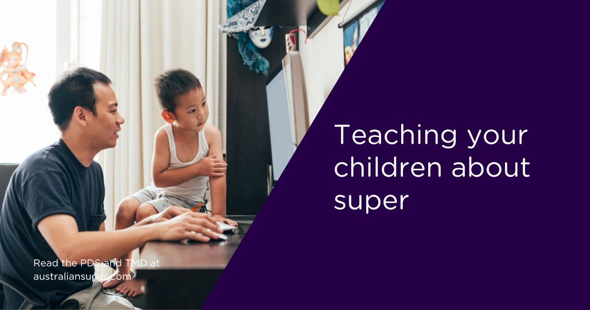 Do you speak to your children about super?  

From super basics to a first job checklist, here are some superannuation pointers to share with your kids: ausup.me/41nyOie 

#NationalYouthWeek 

 Read the PDS and TMD at ausup.me/3ZuXW59