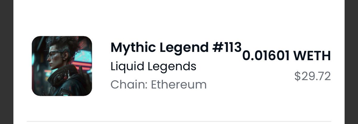When the gas fees to accept a weth offers ends up being on par with the value of the nft 😂👌 you did achieve something <a href="/ApeLiquidio/">ApeLiquid</a> , absolute garbage worth haha i did warn you guys… go spend gas to burn them and earn more worthless nfts #ngmi #apeliquid #web3scam #NFTCommunity