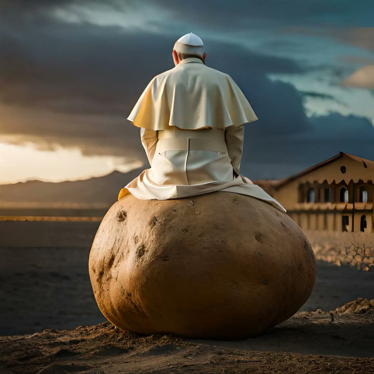 TheAIrtist_82's tweet photo. ¿Papa? #AI #Art #AIArt #PopeFrancis #TheAIrts https://t.co/AkvVgBl6dv