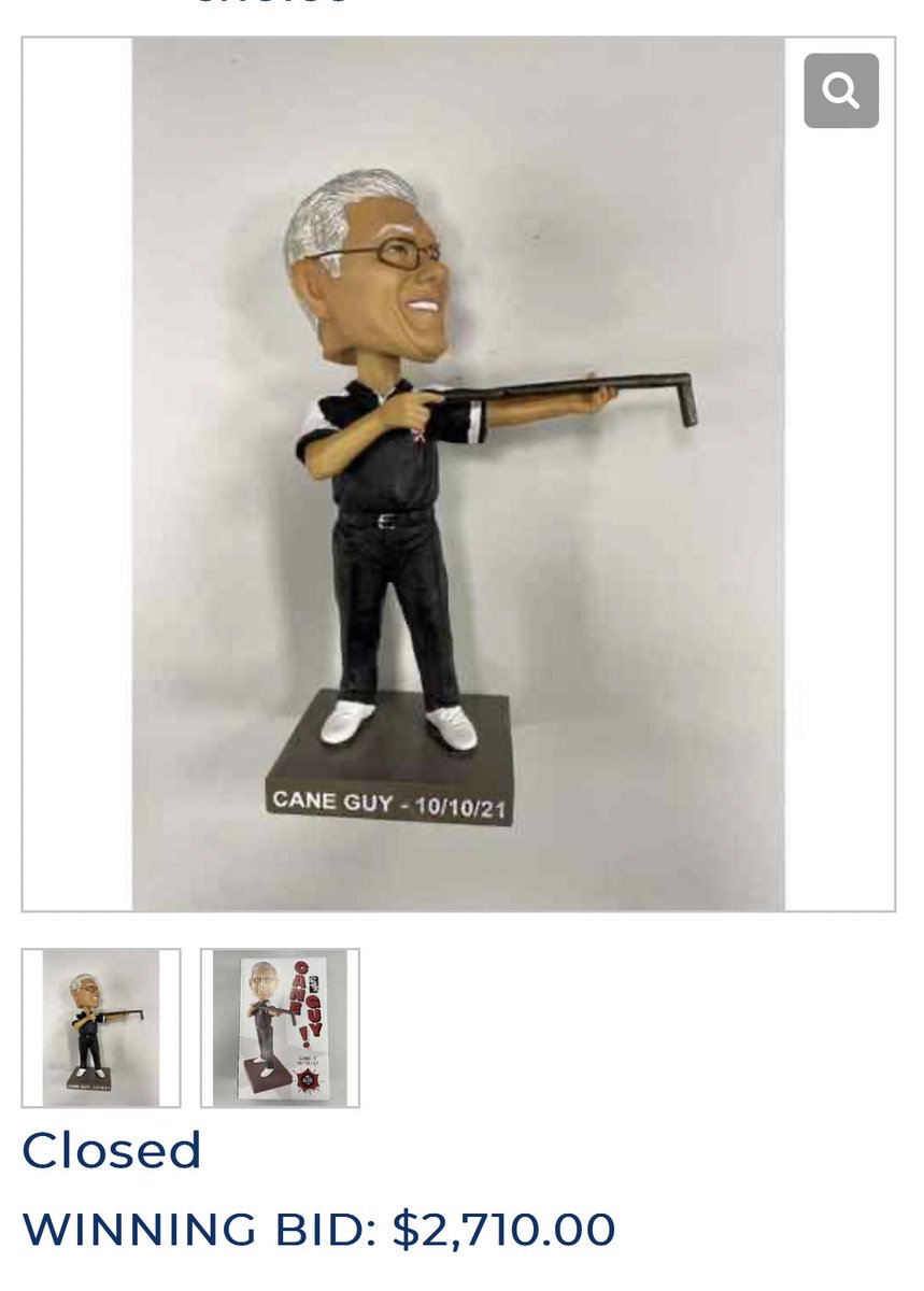 fromthe108's tweet photo. A #WhiteSox Bobblehead SELLS for $2,710.00. That has to be a record for a modern day Bobblehead. What do you think? #CaneGuy #Bobblehead #Bobble #MLB https://t.co/Fi1PNfbV80