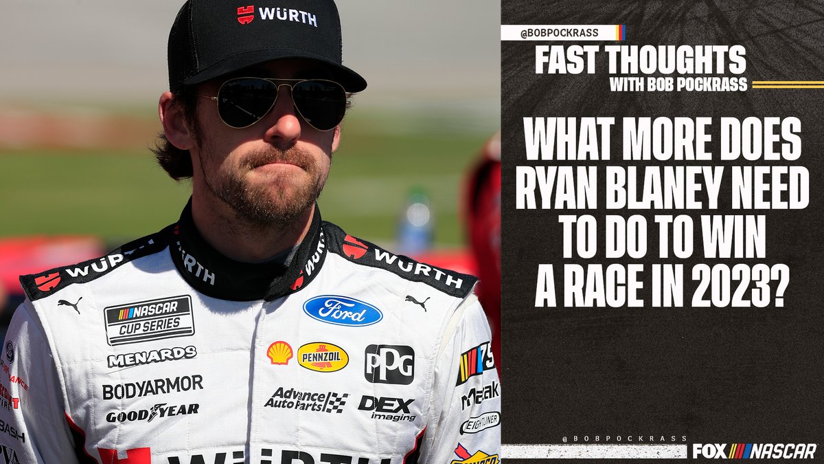FOX NASCAR on Twitter "RT bobpockrass Fast Thoughts after Talladega
