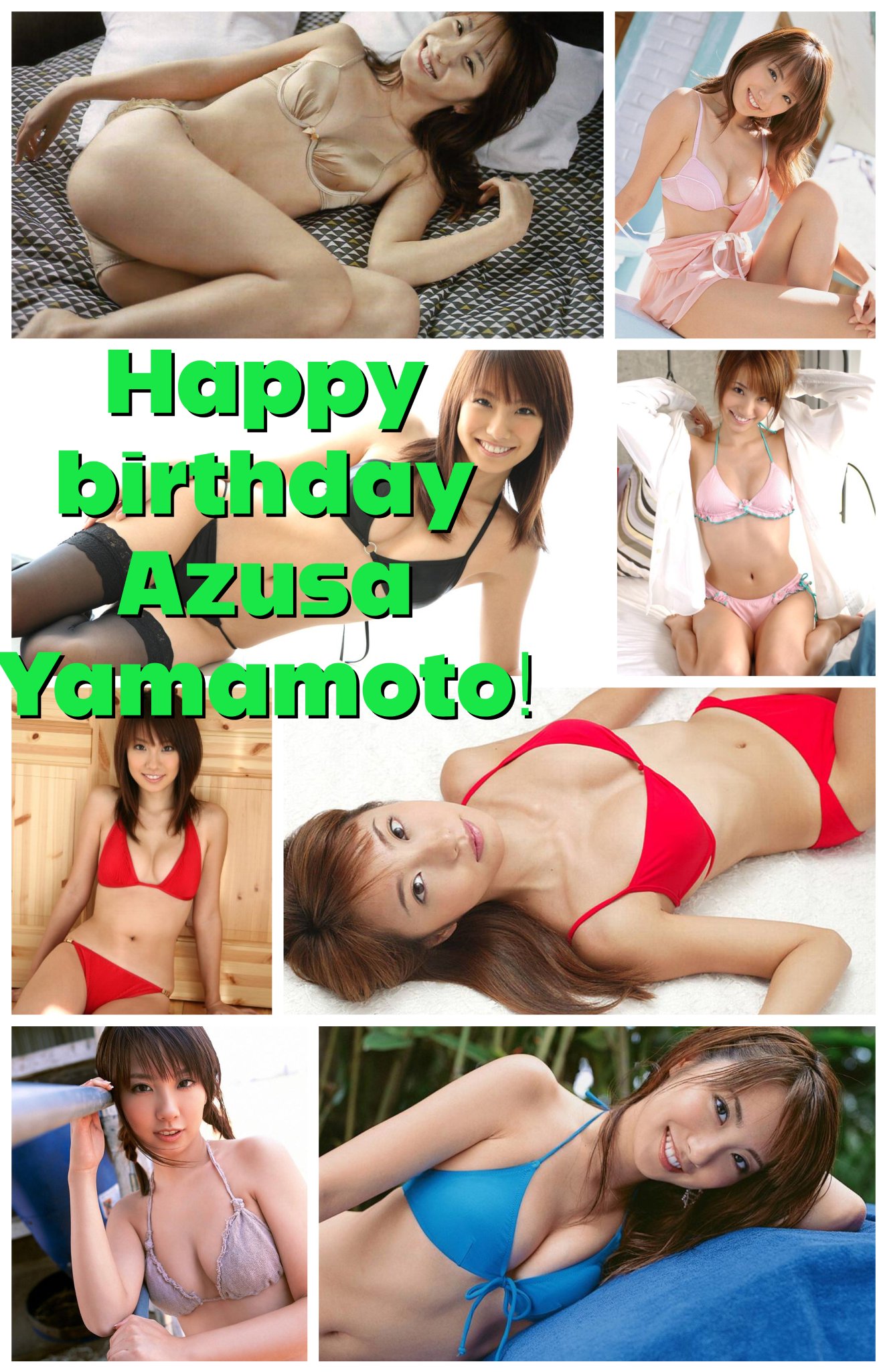                                         Happy 42nd birthday Azusa Yamamoto!        