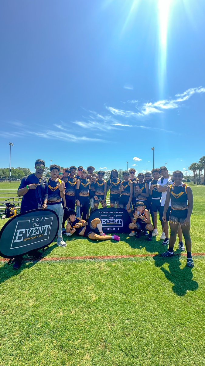 Nextlevelsports's tweet photo. Mamba Take over Orlando!! Great weekend of competitive football. These kids went to Florida &amp; took care of business. #mamba7v7 #mambamentality https://t.co/R8or6rysIR