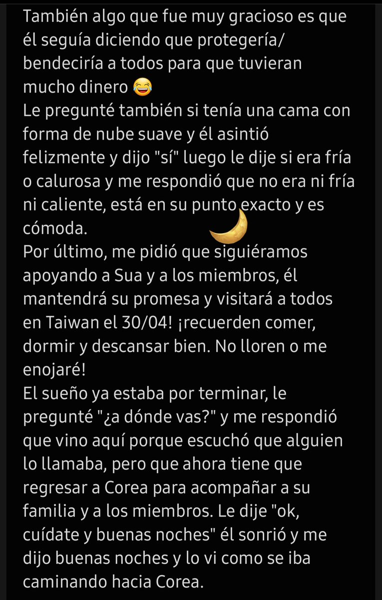 astromyluvs's tweet photo. sueño que tuvo una aroha taiwanesa 🥺💜

quise traducir este sueño porque quiero que todxs puedan conocer el deseo de binnie 🥹🫶🏽

traducción inglés @/softbbin
traducción español @/lomlpmh

#ASTRO • #아스트로 • #MOONBIN • #문빈 https://t.co/Gp8SvUdHAD