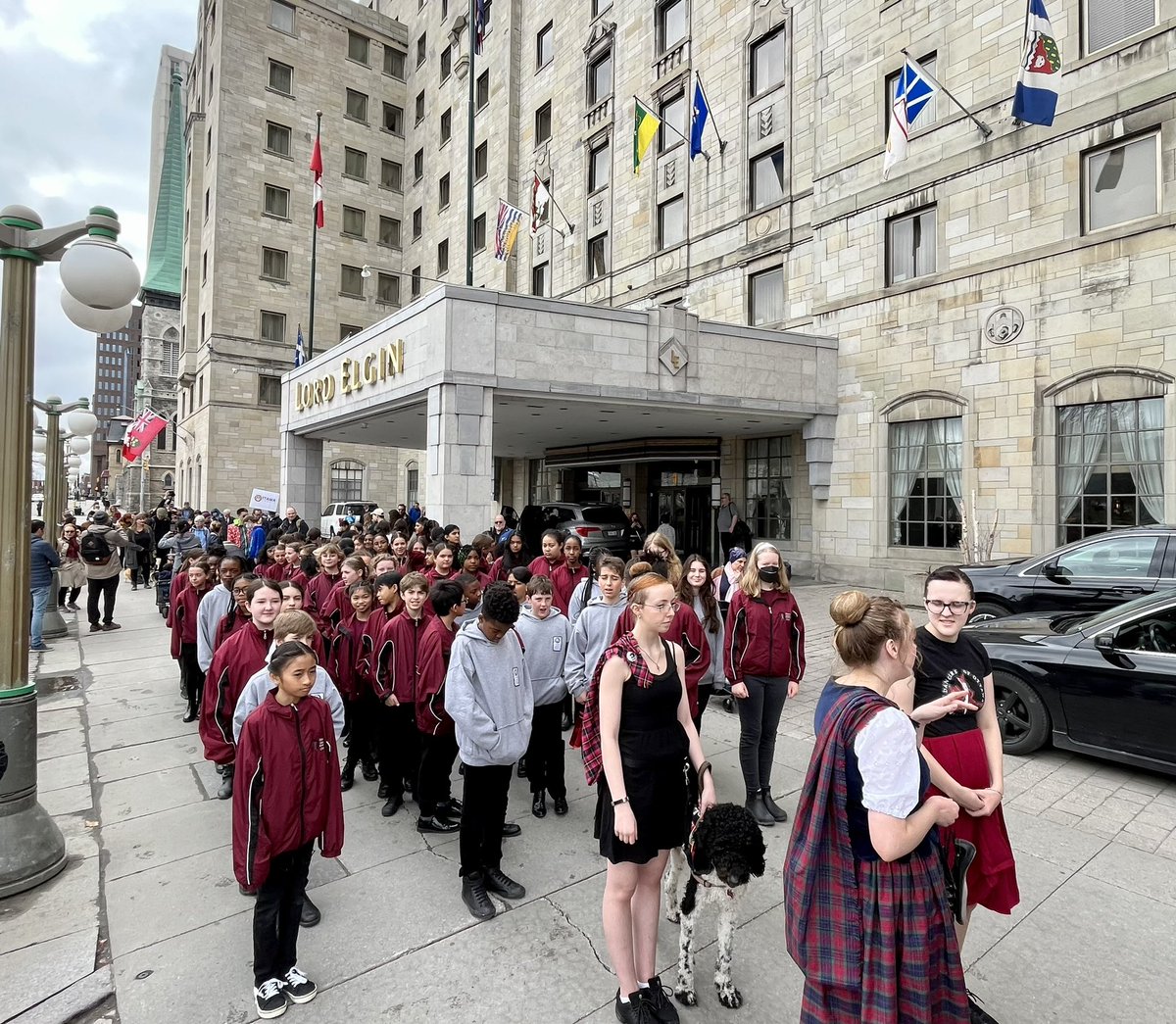 CarlaMacGregor2's tweet photo. Tartan Day today. The OCSB Children’s Choir had fun singing Scottish music. Wonderful to be a part of this fun day after 4 years away.#ocsb #ocsbArts #ocsbBeCommunity https://t.co/Hoq30stnyD