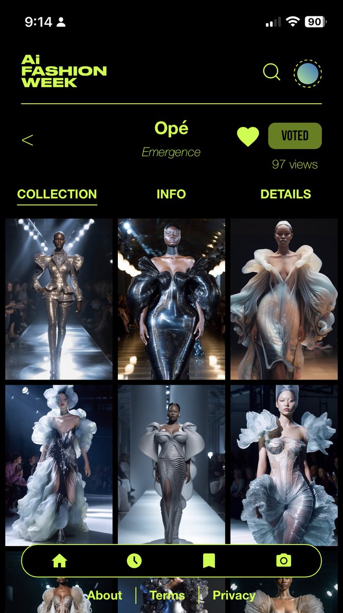 Debra 🖤 Schwartz (@debps) on Twitter photo My vote ( for AI FASHION WEEK ) went to <a href="/OpeTheStylist/">.:OPÉstyle:.</a> ❤️🌟#aifashion #futurefashion #metaversefashion My vote ( for AI FASHION WEEK ) went to <a href="/OpeTheStylist/">.:OPÉstyle:.</a> ❤️🌟#aifashion #futurefashion #metaversefashion
