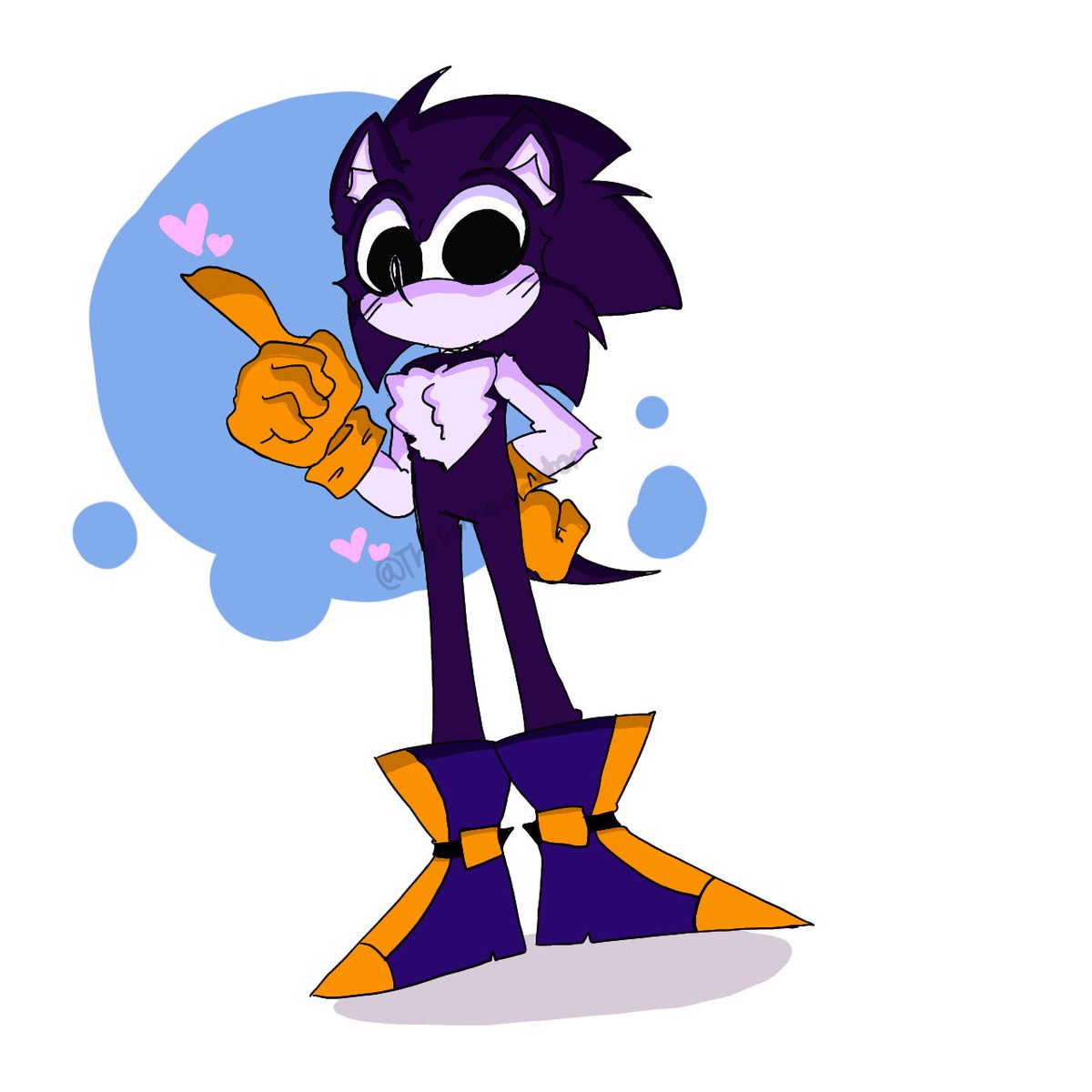 thehumanblob1's tweet photo. Random Dimension hopper shapeshifter finds speedy hedgehog and Gets befriend.
I like sonic and so of course I must draw him hanging out with my oc cuz why not. ;-;
#sonic #sonicfanart #oc #digitalart #art #drawing #shapeshifteroc https://t.co/HzElJFCxXY