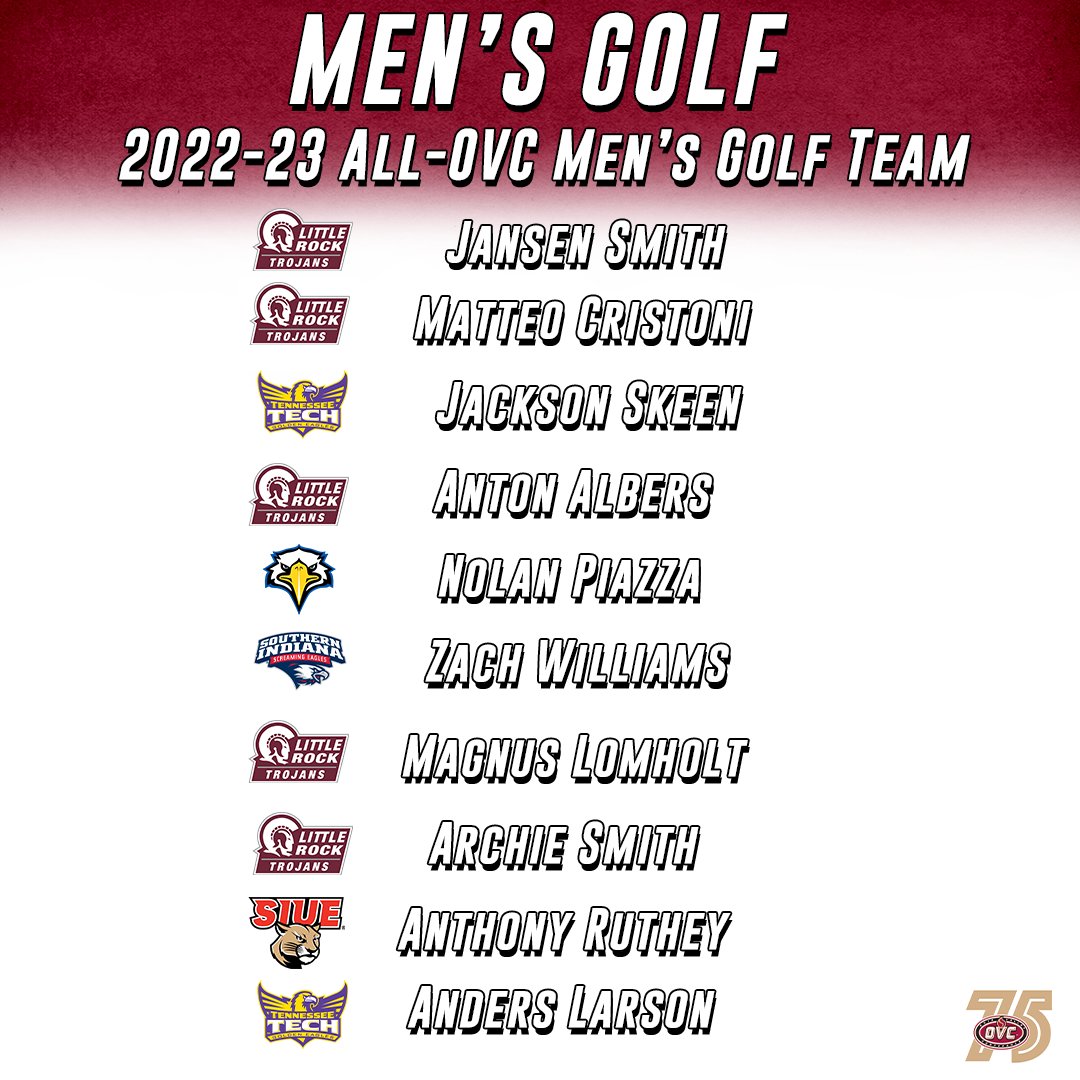 𝟮𝟬𝟮𝟮-𝟮𝟯 𝗔𝗹𝗹-𝗢𝗩𝗖 𝗠𝗲𝗻'𝘀 𝗚𝗼𝗹𝗳 ⛳ 𝗧𝗲𝗮𝗺

#OVCit | #OVC75