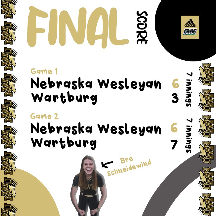 NWU_SOFTBALL's tweet photo. Pwolves split on the day! Two good games played today! ๐
Pwolf shoutout to sophomore Bre Schneidewind! She hit a BIG double in game 1 that scored some runs to secure the win!
#pdubs #pwolfnation #yipyip https://t.co/80zhGhOigA