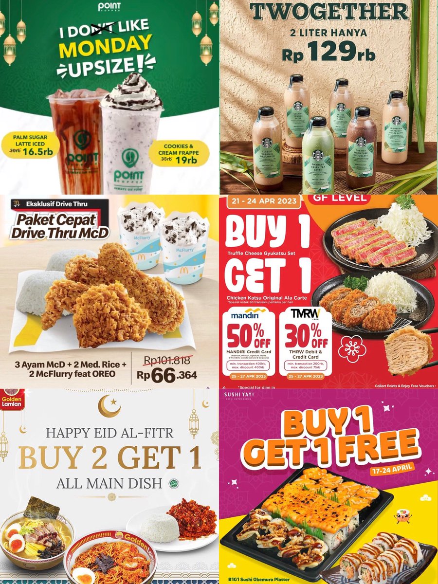 DISKON MAKANAN &amp; MINUMAN PROMO HARI RAYA IDUL FITRI

A thread