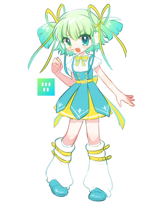 初期アイコン擬人化ちゃん 