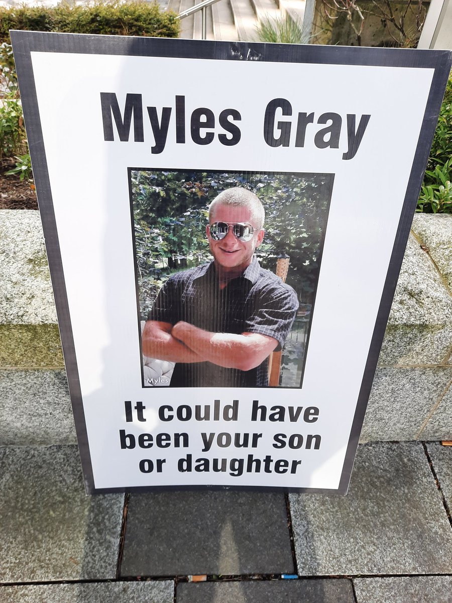 The coroner's inquest into the Vancouver police killing of Myles Gray resumes tomorrow at 9 AM.

More VPD officers scheduled to testify.

The police testimony so far, even as self-serving as it has been, has been despicable. They committed atrocities.

#JusticeForMylesGray