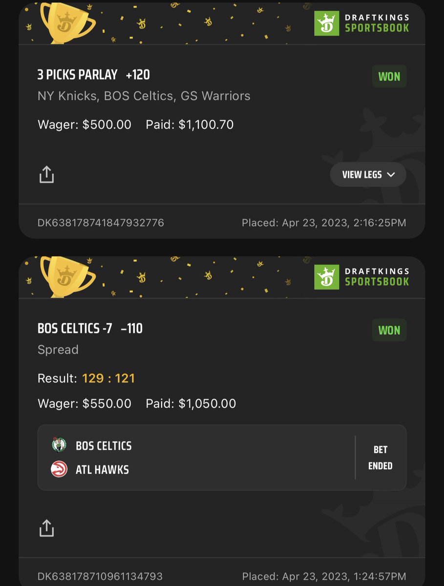 PatsSportsPicks's tweet photo. BOOM and BOOM! Just need Nuggets tonight! https://t.co/sjtuE62F4h