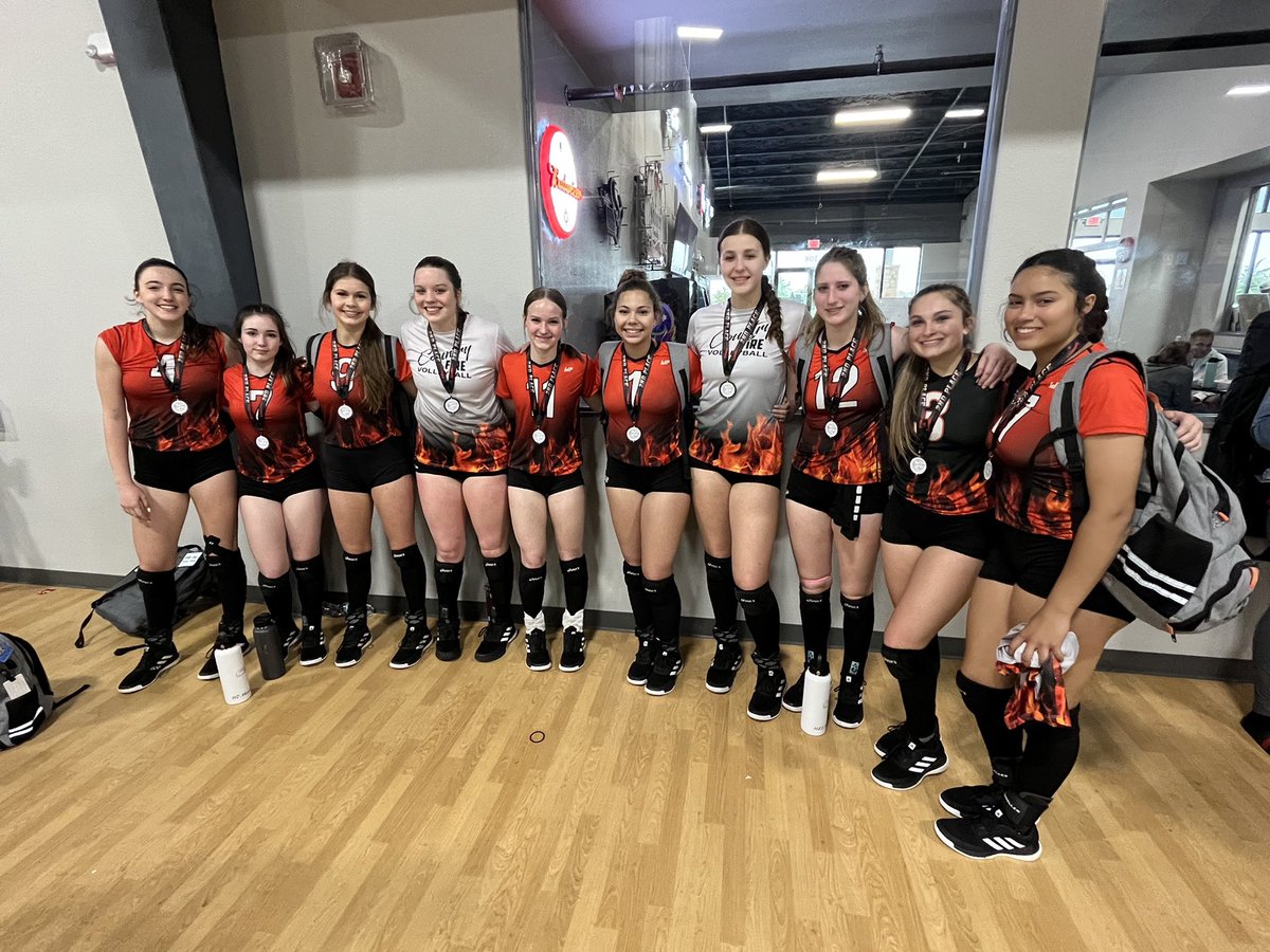 Congratulations to the Country Fire 16’s for earning 2nd place overall (gold) at the Region Roundup tournament this weekend!!! Y’all rocked it! #countryfirevb #MoreThanVolleyball #comeplaywithfire