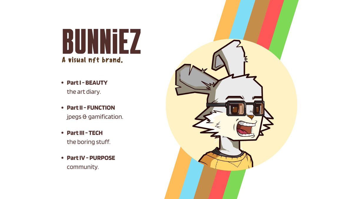 "Confuse them with your silence." 🐰
People have been asking what BUNNiEZ is all about.

Here it is. Read through. Or not. Your call. 👇
BEAUTY. FUNCTION. TECH. PURPOSE. 🥕