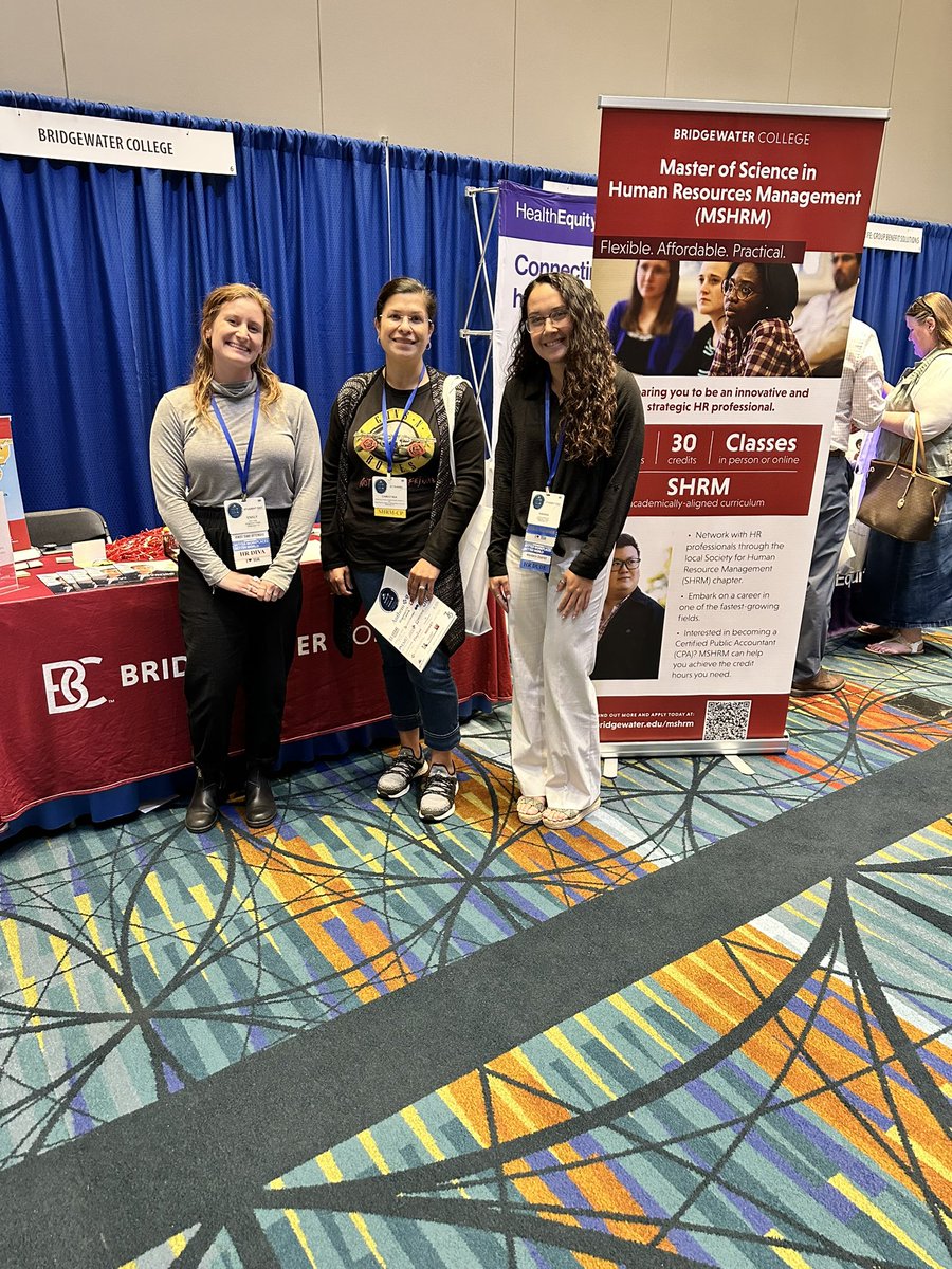Look who’s at the HR Virginia State Conference…students from the MSHRM graduate program.