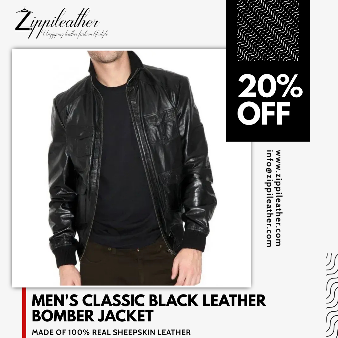 ZippiLeather's tweet photo. Get ready to elevate your style with our classic black men's bomber leather jacket!
Shop Now and Get 20% Off Now, Click here - https://t.co/OhdXEt9UMG
#leatherjacket #leatherbomberjacket #blackleatherjacket #classicleatherjacket #mensfashion #menswear #leatheroutfit https://t.co/bkNUaLqAP3