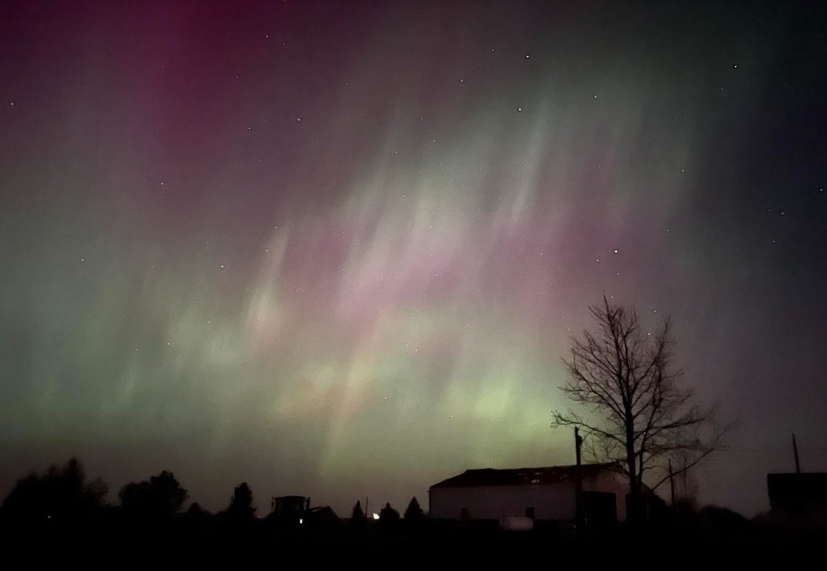 NWSQuadCities's tweet photo. 🌙🔭Here's a few beautiful Aurora pictures taken by a NWS meteorologist near DeWitt, Iowa! #northernlights #iawx #ilwx #mowx https://t.co/MdZeFVvQ1q