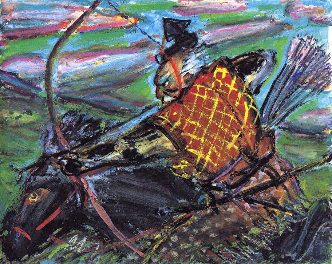 mubibrasil's tweet photo. Storyboards de RAN pintados à mão por Akira Kurosawa. https://t.co/qZE9aqgeXt