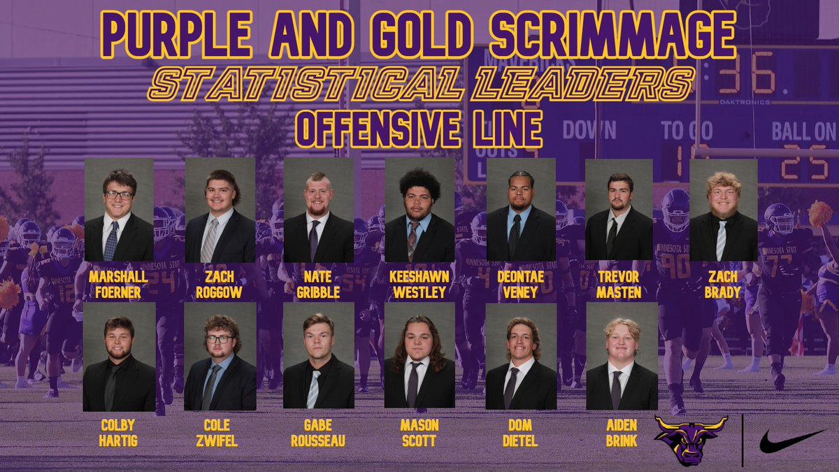 These men don't go in the stat sheet, but they pave the way for the offense to score @MarshallFoerne1 @ZRoggow @njgribble6 @KeeshawnWestley @DeontaeVeney74 @Masten78 @ZachBrady52 @colbyjhartig @ColeZwiefel @GabeRousseau1 @DietelDom @aiden_brink @themasonscott1 1-0!