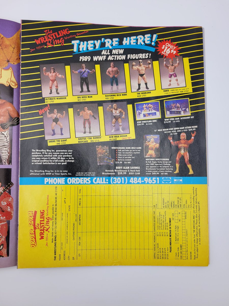 JacobSchuster13's tweet photo. December 1989 WWF Magazine LJN promo! Look at the Varients! https://t.co/GzlxtvjuJ8
