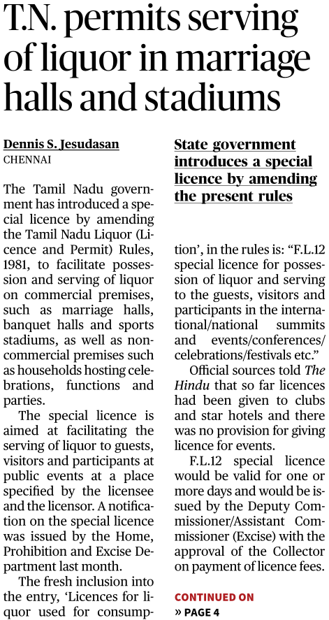 CiaConsortium's tweet photo. Something looks to be seriously wrong with TN govt decision making ideas , timing and process. 
Here is the Next announcement. 
After 4 days of 12 HR working, govt wants their earnings recovered through liquor sales? Both ways human life is perished. Sad. @mkstalin @Udhaystalin https://t.co/xj2lfDjKiC