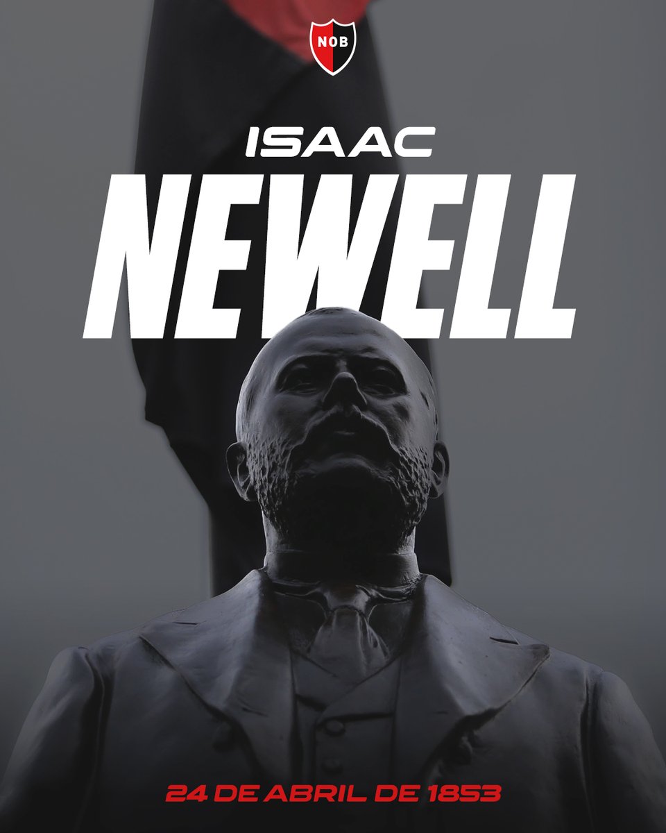 @ Newells:  
El homenaje a su vida, el motivo de las nuestras. ¡Su legado, nuestra pasión!

🗓️ A 170 años del natalicio de Isaac Newell. Pionero, maestro, educador.

#HerederosDeIsaac 🚩🏴