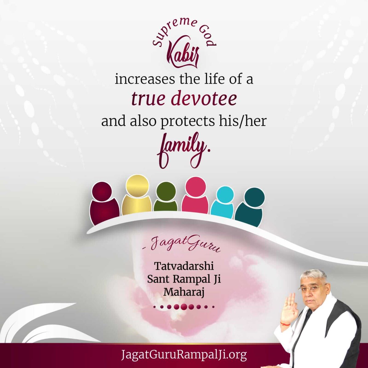 #GodMorningMonday
Supreme God Kabir increases the life of a true devotee and also protects her family.
Know more about Holy Scriptures with Proof visit Satlok Ashram YouTube Channel.