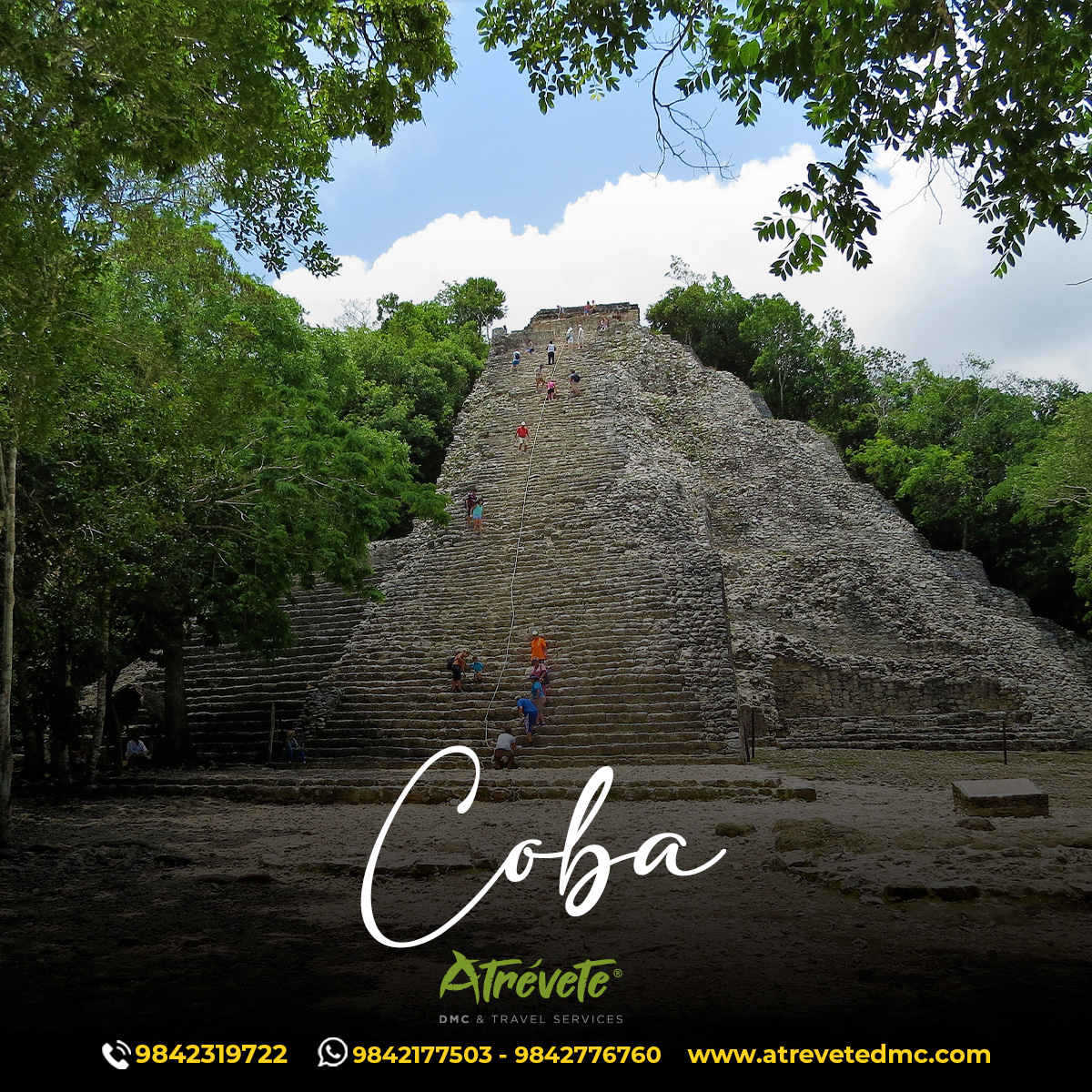 atrevetedmc's tweet photo. Muy antigua e importante ciudad maya entre lagos, impulsora de largos caminos o sacbe’ob, que la hicieron prevalecer sobre muchas otras hasta que Chichén Itzá la derrotó.
😉Quieres conocerlo??? Nosotros te llevamos
Pregunta por nuestros tours disponibles.
📱WhatsApp: 9842177503 https://t.co/kuzP7V4GVi