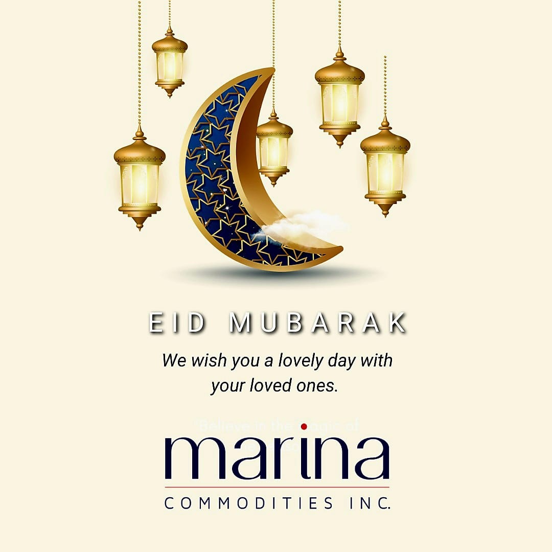 #EidMubarak from everyone at Marina Commodities !