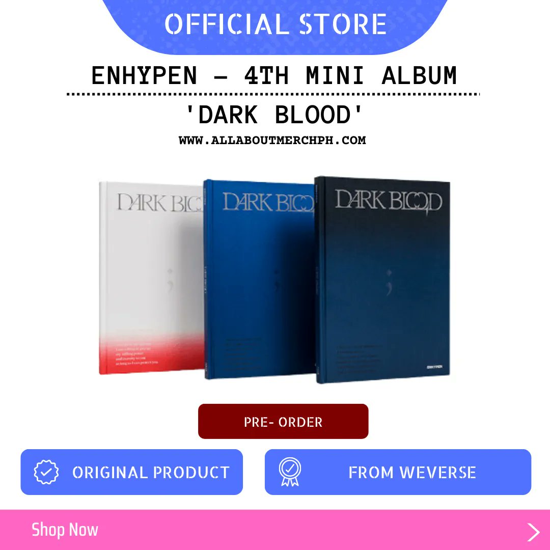 AAMPH. / WTS ENHYPEN DARK BLOOD tweet media