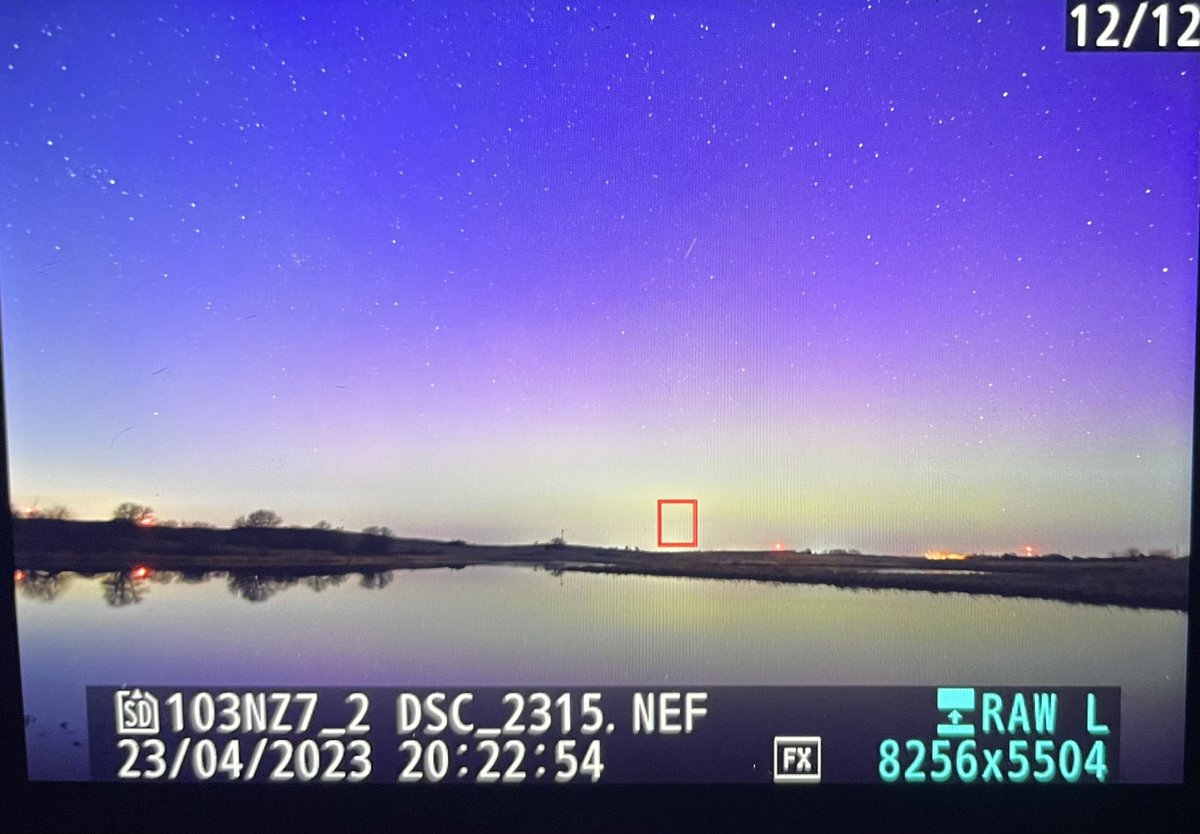 Willard Sharp 🌪️⚡️ Dramatic Sky Chaser on Twitter "Northern lights already visible in Iowa