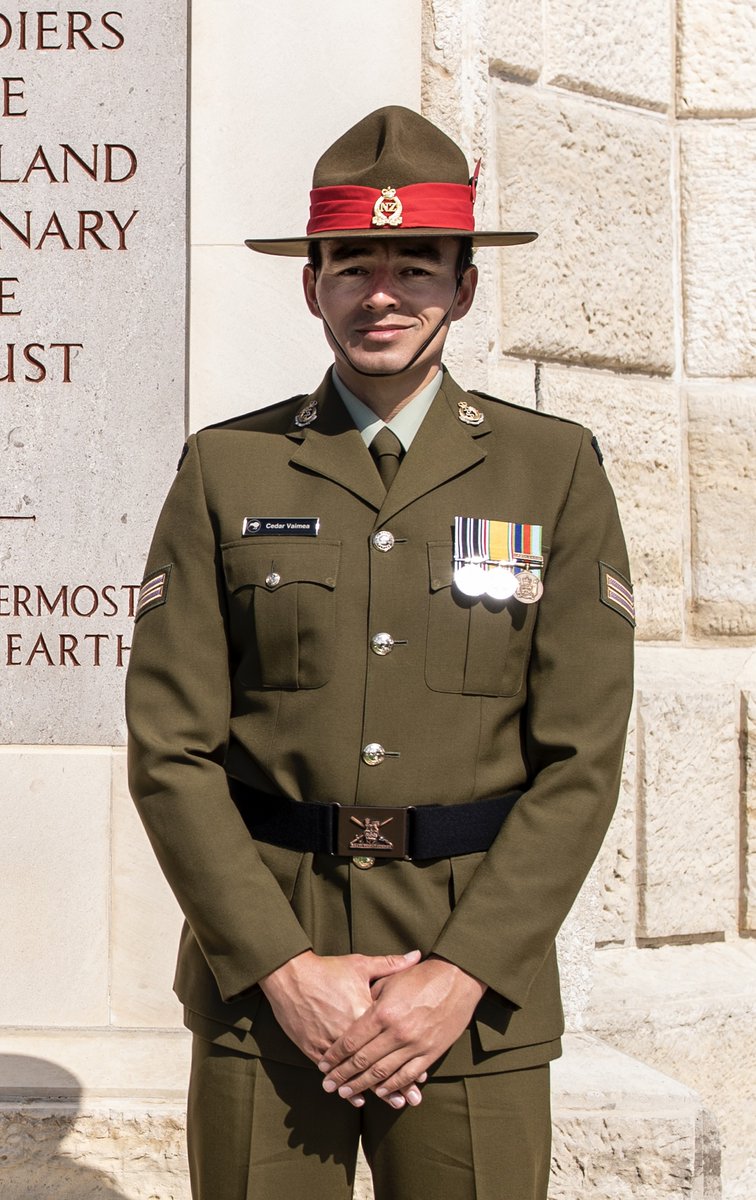 STORY📰 Walking the same footsteps as whānau who fought for NZ at Gallipoli is an experience CPL Cedar Vaimea (Ngāti Maniapoto) won't forget.

Cedar's representing our @NZDefenceForce as a Catafalque Guard in Anzac Commemorations in Türkiye.

➡️nzdf.mil.nz/our-personnel-…

#NZArmy