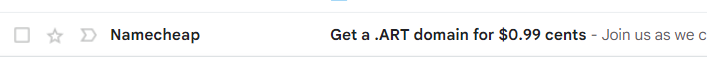 drinu276's tweet photo. This email from Namecheap is giving me Verizon dollars VS cents vibes 😂

https://t.co/EH6q4JhAuv https://t.co/mkQYwTguoD