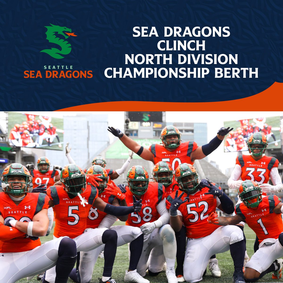 🔜 #XFL2023 North Division Championship Game 🔥🐉