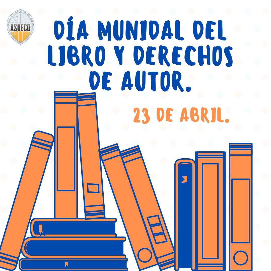 ASOECO_UASD's tweet photo. 📚🌎 ¡Feliz Día Mundial del Libro y Derechos de Autor! Los libros son una fuente de empleos, y los derechos de autor protegen el trabajo de los autores y fomentan la creación literaria. Únete al Banco de Libros de Libros #LeeConASOECO 🤝 #DiaMundialDelLibro #DerechosDeAutor https://t.co/fX619mMkOb