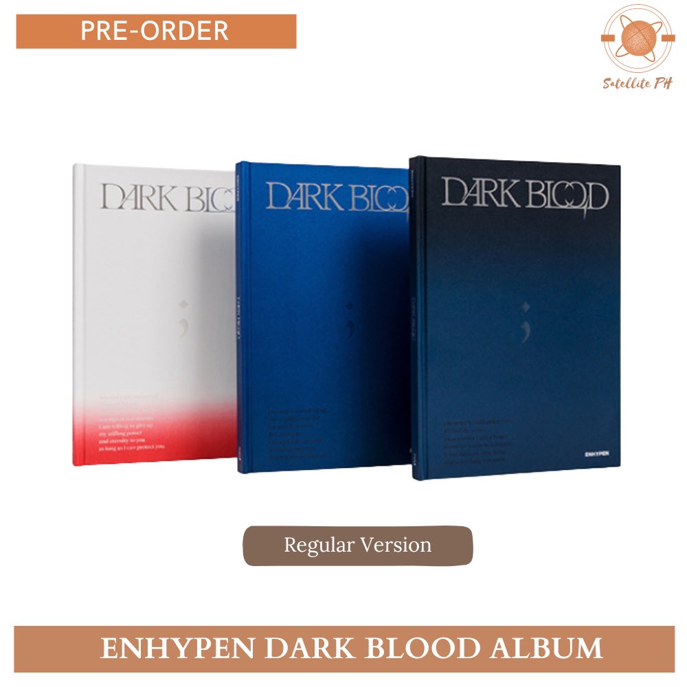 satellite_ph's tweet photo. ENHYPEN DARK BLOOD ALBUM PH GO 🇵🇭

Ktown4u
engene ver - 550
set (7pcs) - 3800
reg ver - 730
set (3pcs) - 2150

Weverse shop
engene ver - 710
set - 4800
reg ver - 960
set - 2850

DOO: May 20
DOP: June 1

Sealed ✅
Cardpooling ✅
NETA!

Order form: https://t.co/NO4X7lwuXi https://t.co/WtFk2sufMI