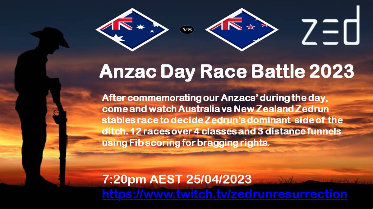 Come and join the bants and shit talking. Anybody watching the stream from the winning team will go into a raffle for 0.01 weth. Anybody else watching the stream will go into 2 raffles for 0.005 weth each courtesy of <a href="/blockquarryco/">BlockQuarry Corp</a> twitch.tv/zedrunresurrec… <a href="/zed_run/">zed_run</a> @ZedRunControl