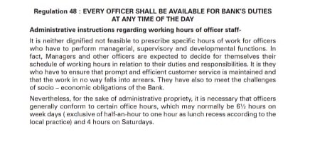 Saurabh_Munger's tweet photo. Thanks to our Leadership Com @SunilKu92687431 Sir for enlightening & guiding all of us on bank officers’ own small constitution i.e. OSR for #WorkLifeBalance. If any amendments make to OSR which are against welfare of officers, our @fboioa_india will strongly oppose first. 
Follow Regulations 48 and give optimum time to your both professional & personal life.
