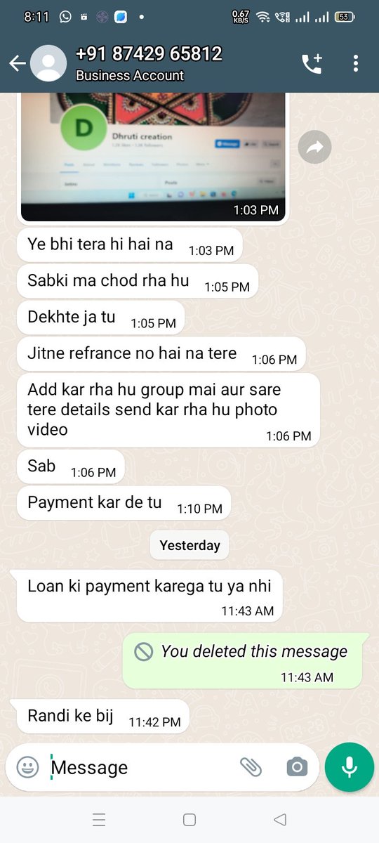 <a href="/Cyberdost/">CyberDost I4C</a> <a href="/LCAI_Support/">Loan Consumers Association</a> <a href="/Lockdownharasme/">Lockdown Harassment Loan aap</a> <a href="/RBI/">ReserveBankOfIndia</a> <a href="/RMASindia/">RMAS Foundation #MIDDLE_CLASS (Mission 21K )</a> <a href="/MumbaiPolice/">मुंबई पोलीस Mumbai Police</a>  kya lon app Wale yesi baat krte hye  eye jo photo mene dala hye wo bolta hye ki me rupihom se hu kye yese rikvari albt logo yesi baat krte hye kuch to meri help kro sub log mene kal bhi dala tha is ke bare