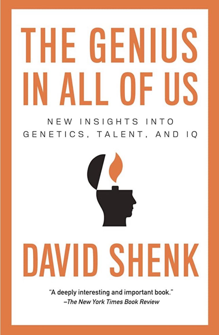 nancydevore's tweet image. Not a new book, but David Shenk does such a great job explaining that intent and ferocity can translate into excellence, regardless of genes. He challenges the ideas of capabilities and the untapped within us.