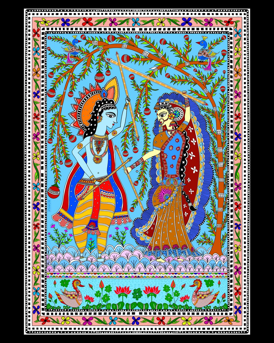 #Madhubani_Art
#MithilaPainting
#BhartiyaChitrakala
#AmritMahotsav