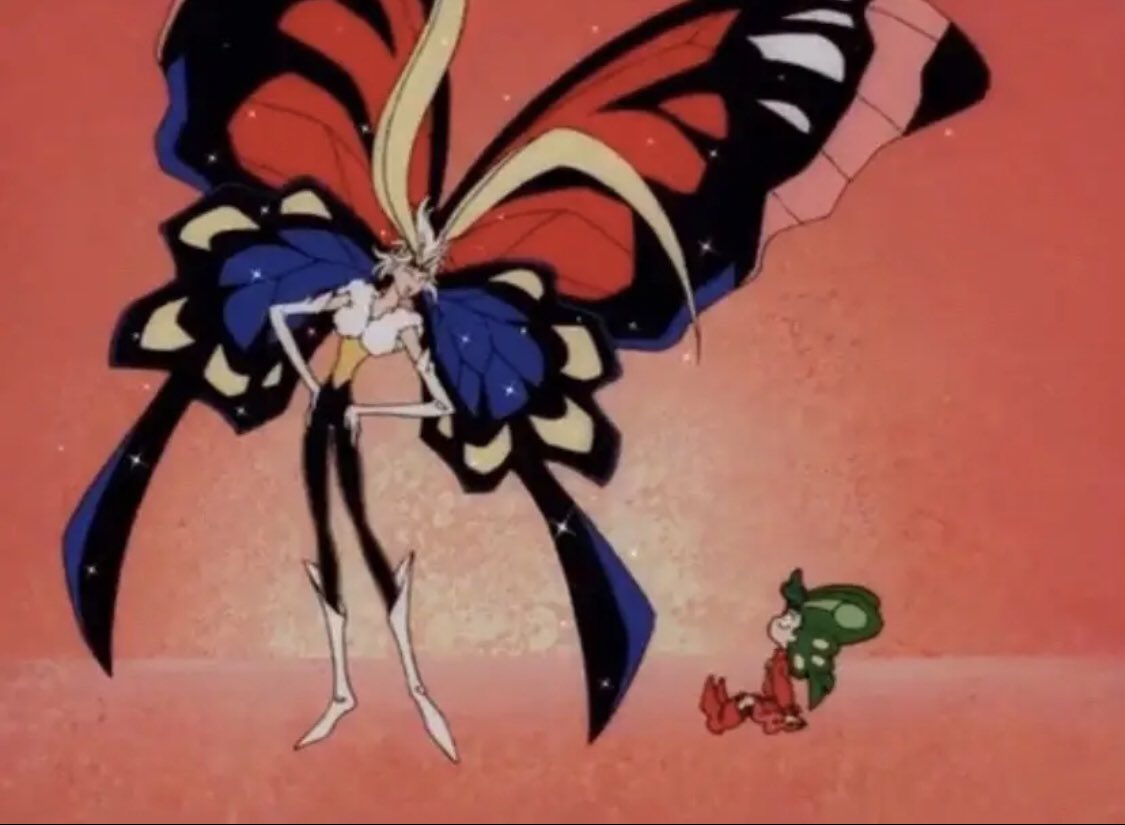 OttieTottie's tweet photo. I know nothing about this lost show but I’m obsessed #yadamon #suezen #lostanime #oldanime https://t.co/r5CEbPe8a2