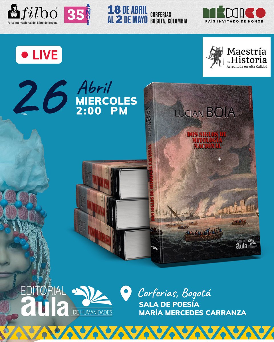 Invitados a la presentación de este libro el próximo miércoles 26 de abril, 2 pm.