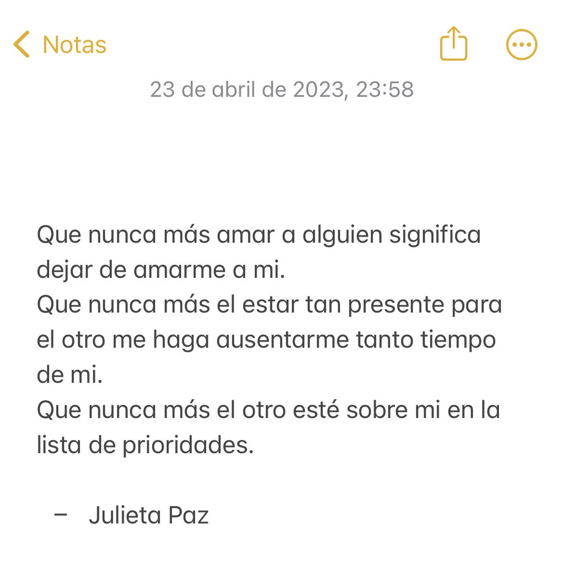 “Nunca más”
