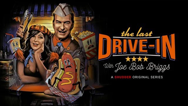GrimHorror's tweet photo. So happy The Last Drive In is back. 
My dark, happy place 🖤

@therealjoebob @kinky_horror 

#TheLastDriveIn #MutantFam #HorrorFam #Mutant #Shudder https://t.co/bpzvvlHyhP